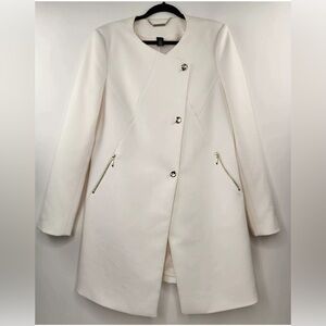 White Houseyse Black Market ivory coat